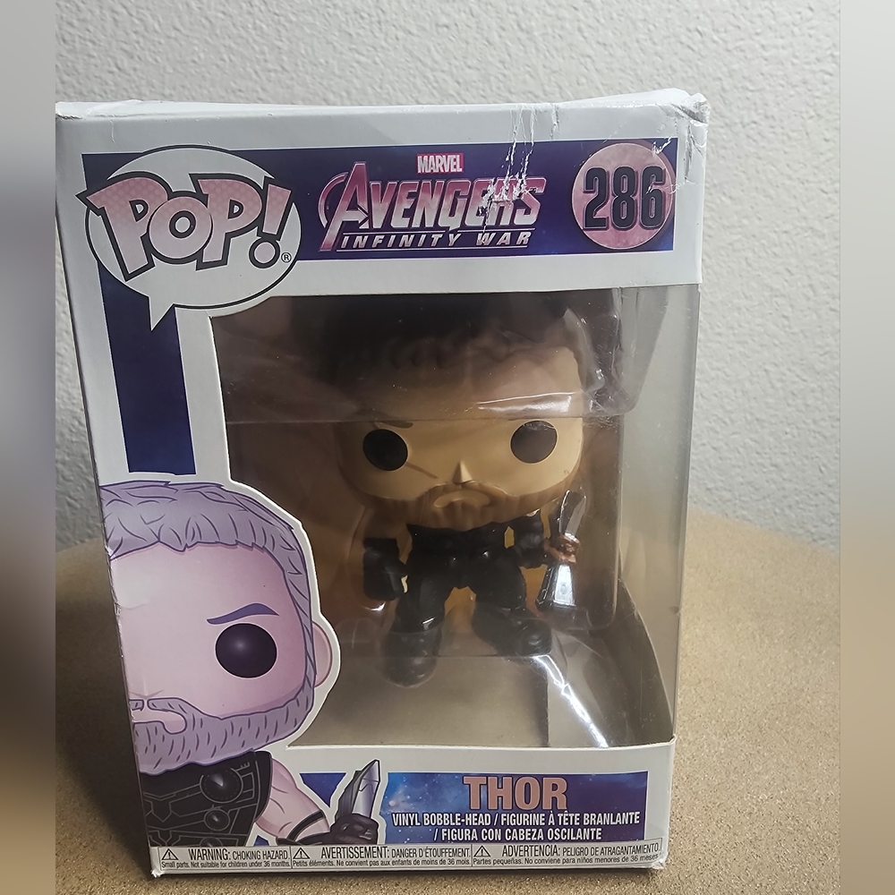 NWT Funko Pop! Marvel Avengers Infinity War Thor Figure